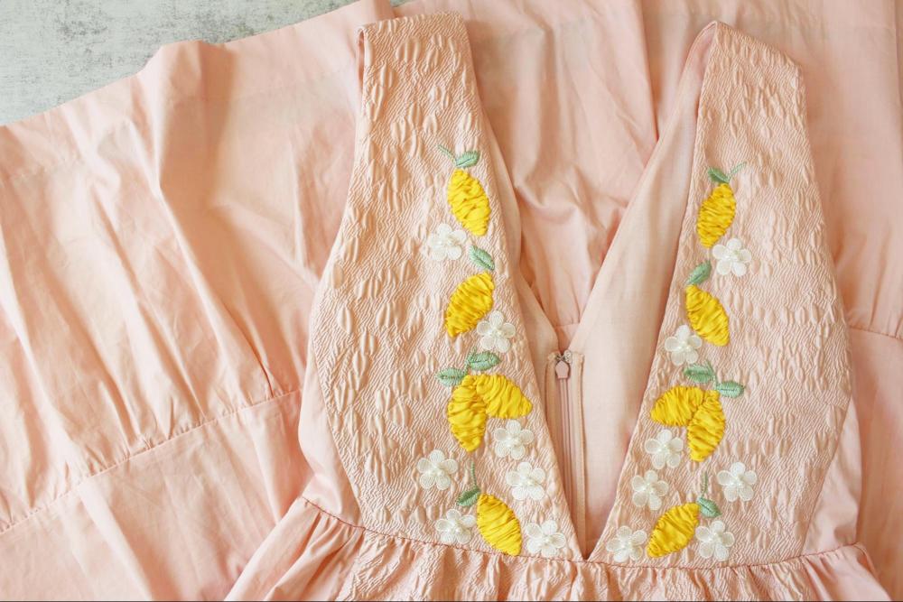 レモンジャンパースカート