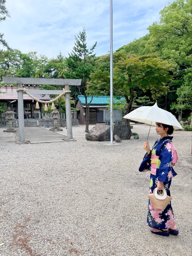 神社参拝にも