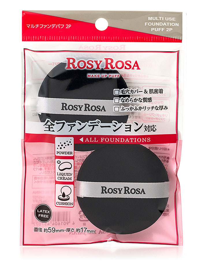 【ROSY ROSA】マルチファンデパフ 2P